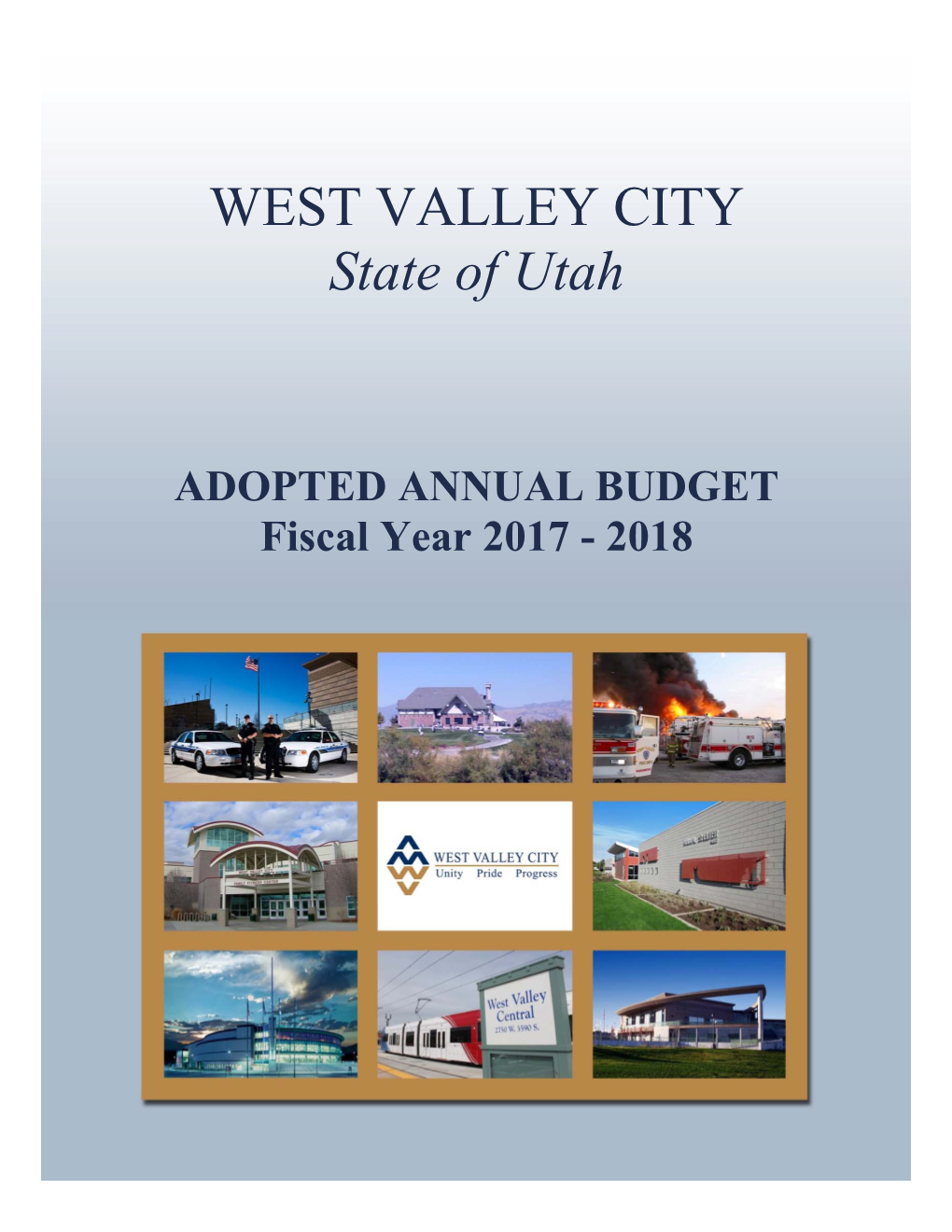 WEST VALLEY CITY State of Utah