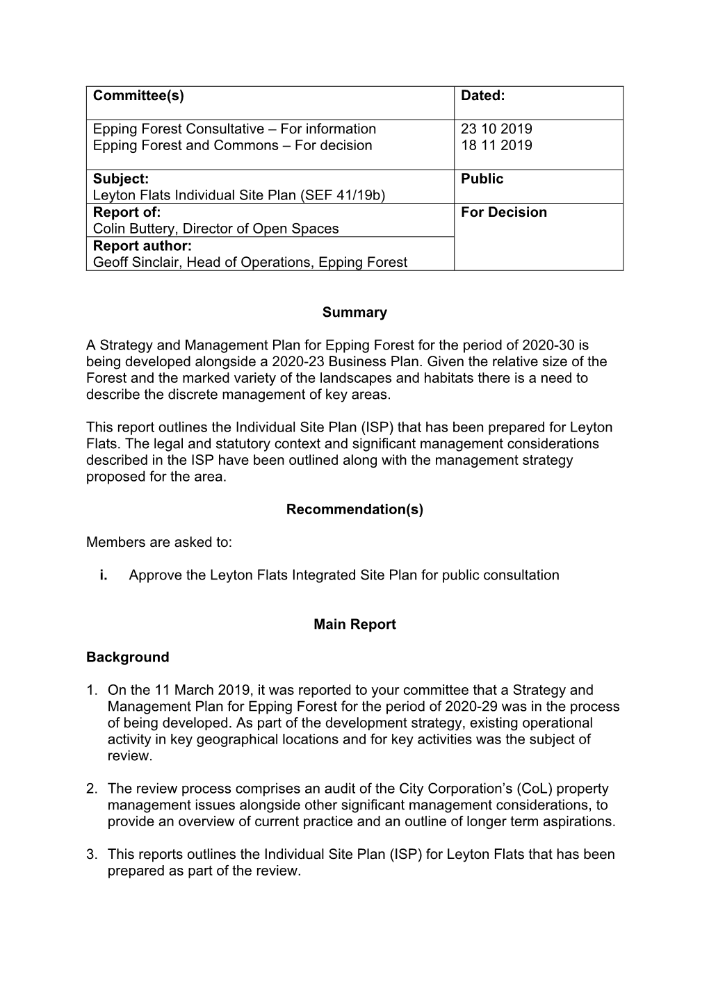 Leyton Flats Individual Site Plan SEF 41