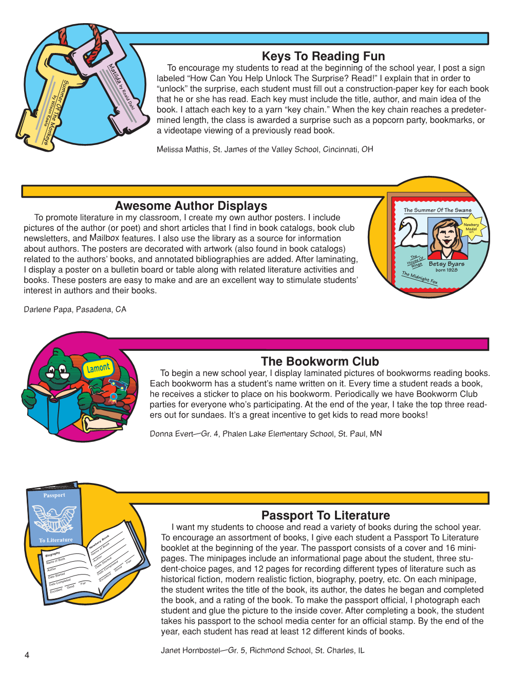 Keys to Reading Fun Passport to Literature The