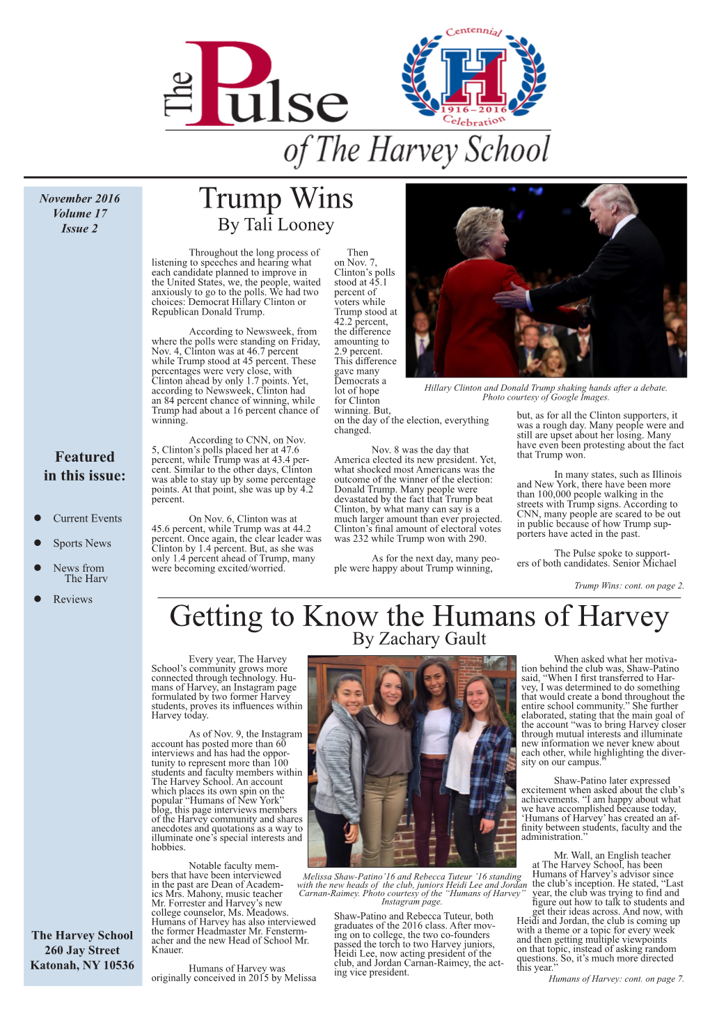 Trump Wins Getting to Know the Humans of Harvey