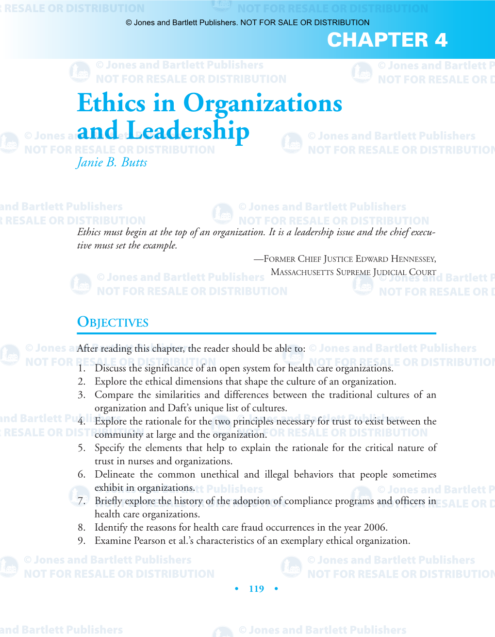 Ethics in Organizations and Leadership Janie B