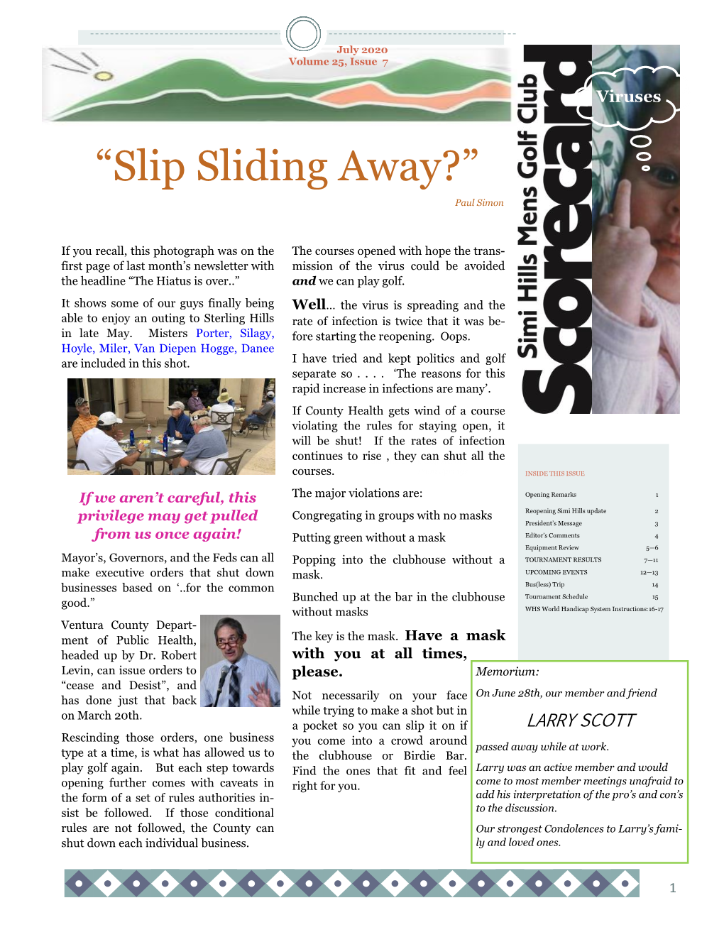 “Slip Sliding Away?” Paul Simon
