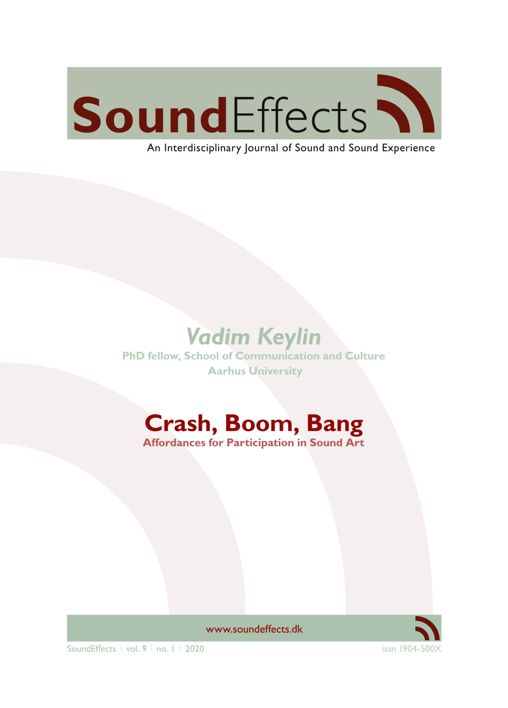 Vadim Keylin Crash, Boom, Bang