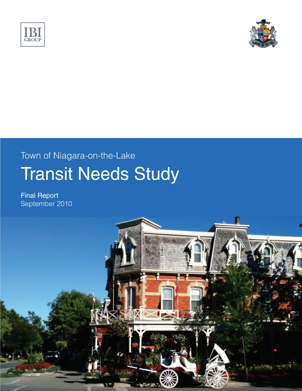 Town of Niagara-On-The-Lake Transit Needs Study