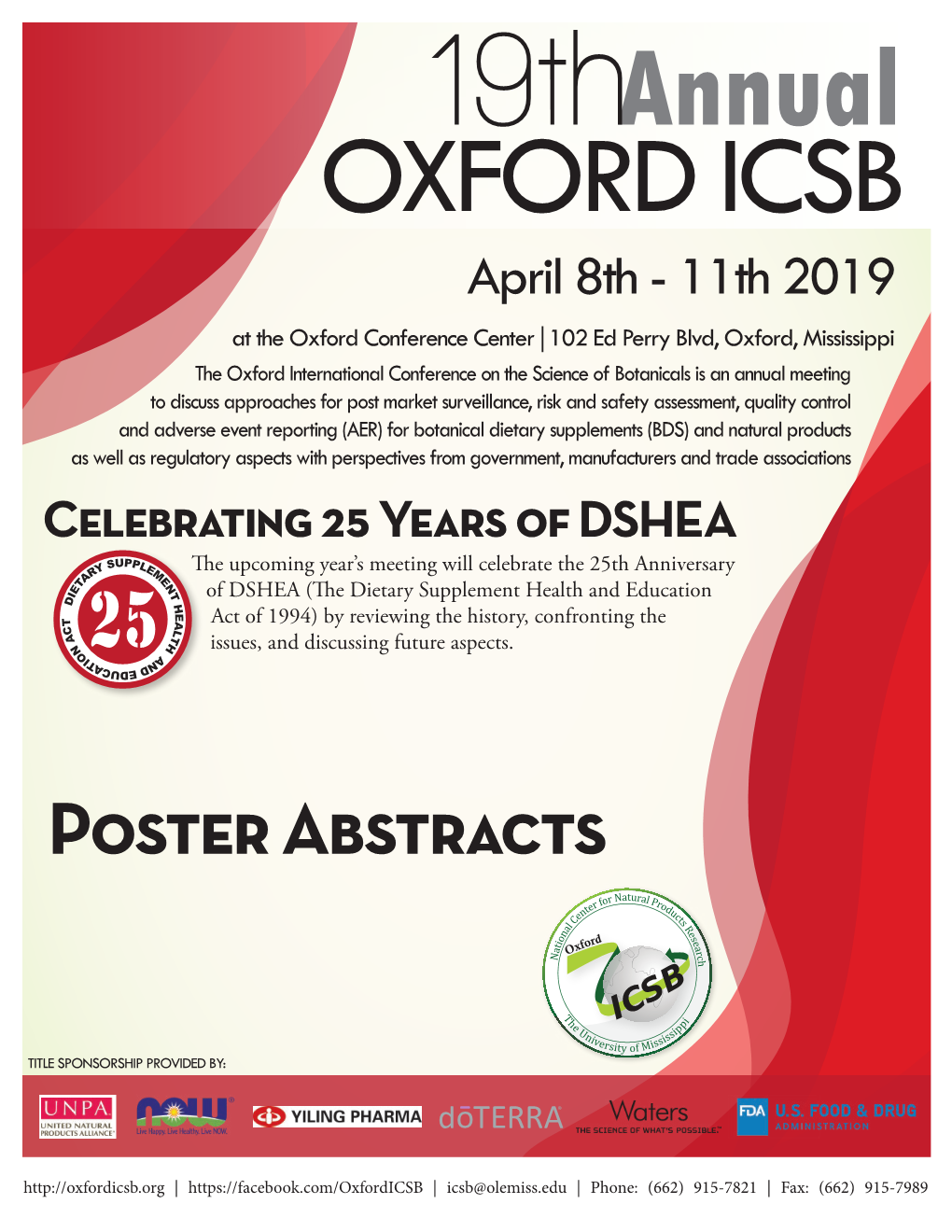 Poster Abstracts