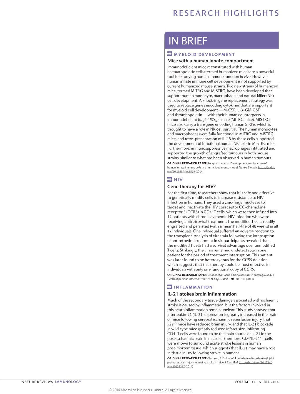 Myeloid Development: Mice with a Human Innate Compartment