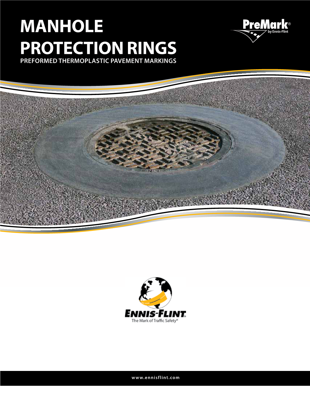 Manhole Protection Rings Preformed Thermoplastic Pavement Markings