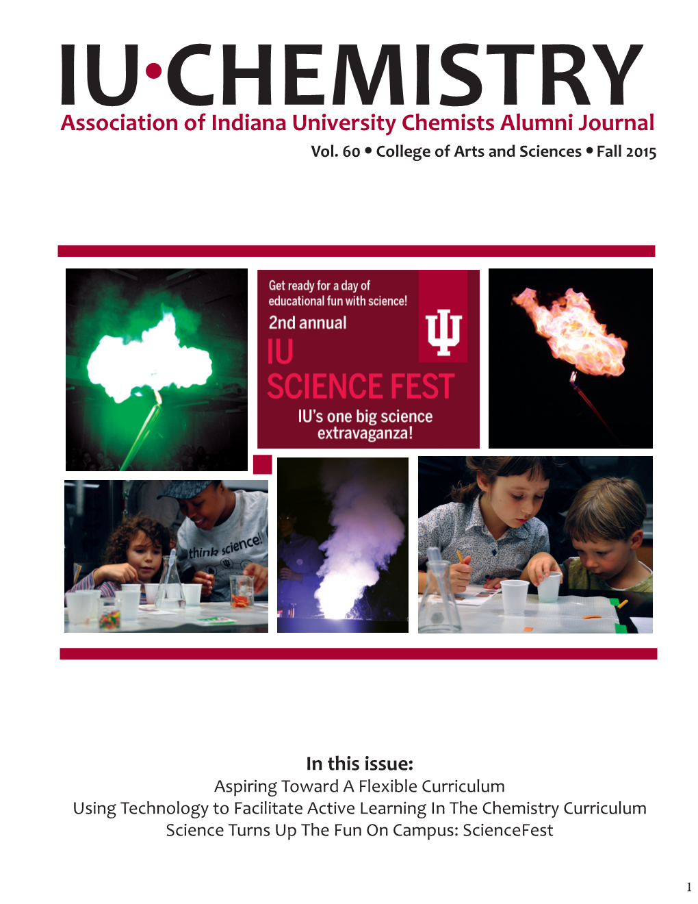 Association of Indiana University Chemists Alumni Journal Vol