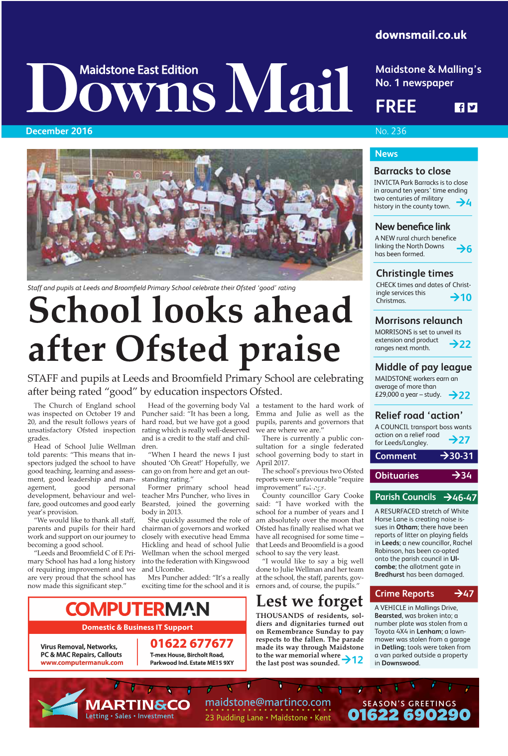 School Looks Ahead After Ofsted Praise