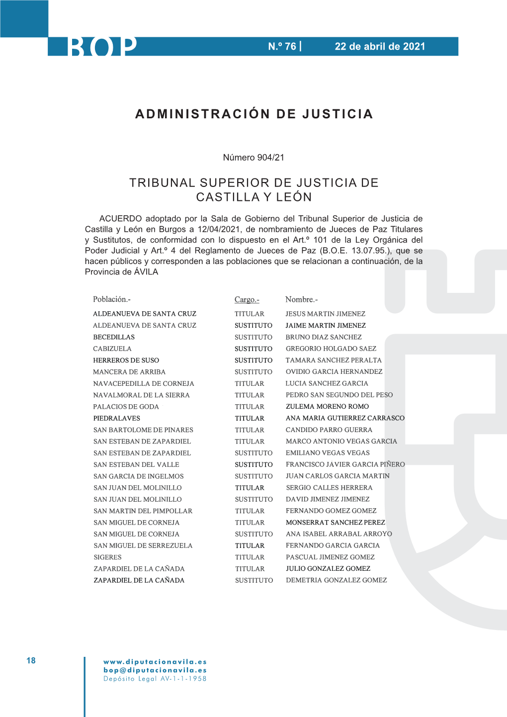 Administración De Justicia