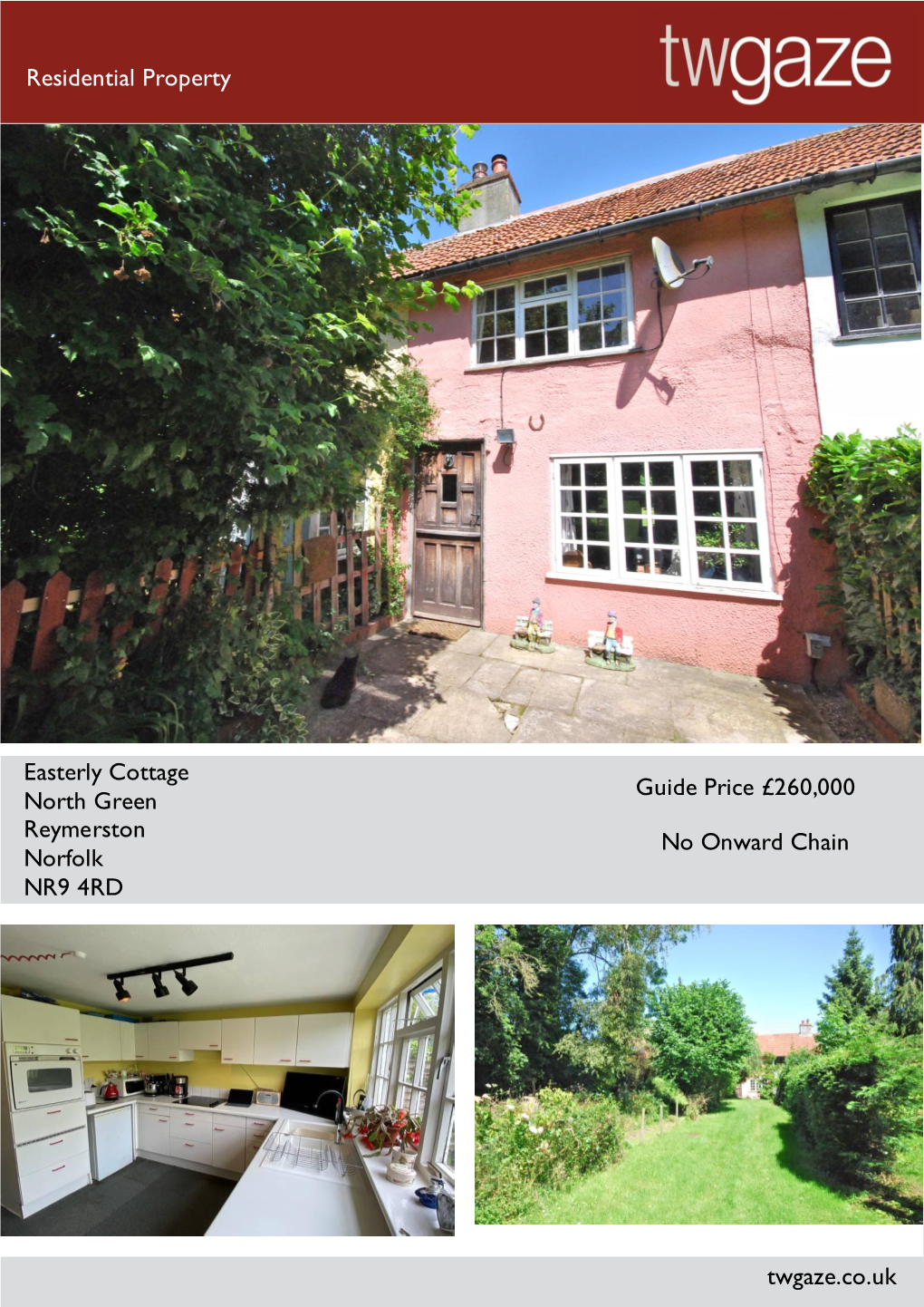 Residential Property Easterly Cottage North Green Reymerston Norfolk