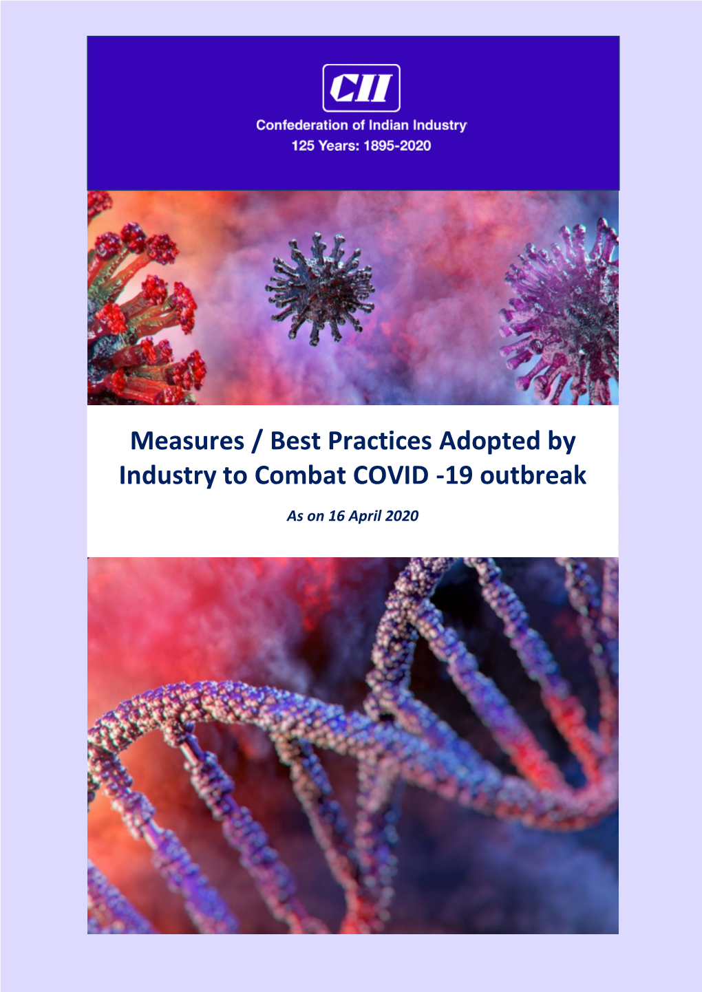 Measures / Best Practices Adopted by Industry to Combat COVID -19 Outbreak