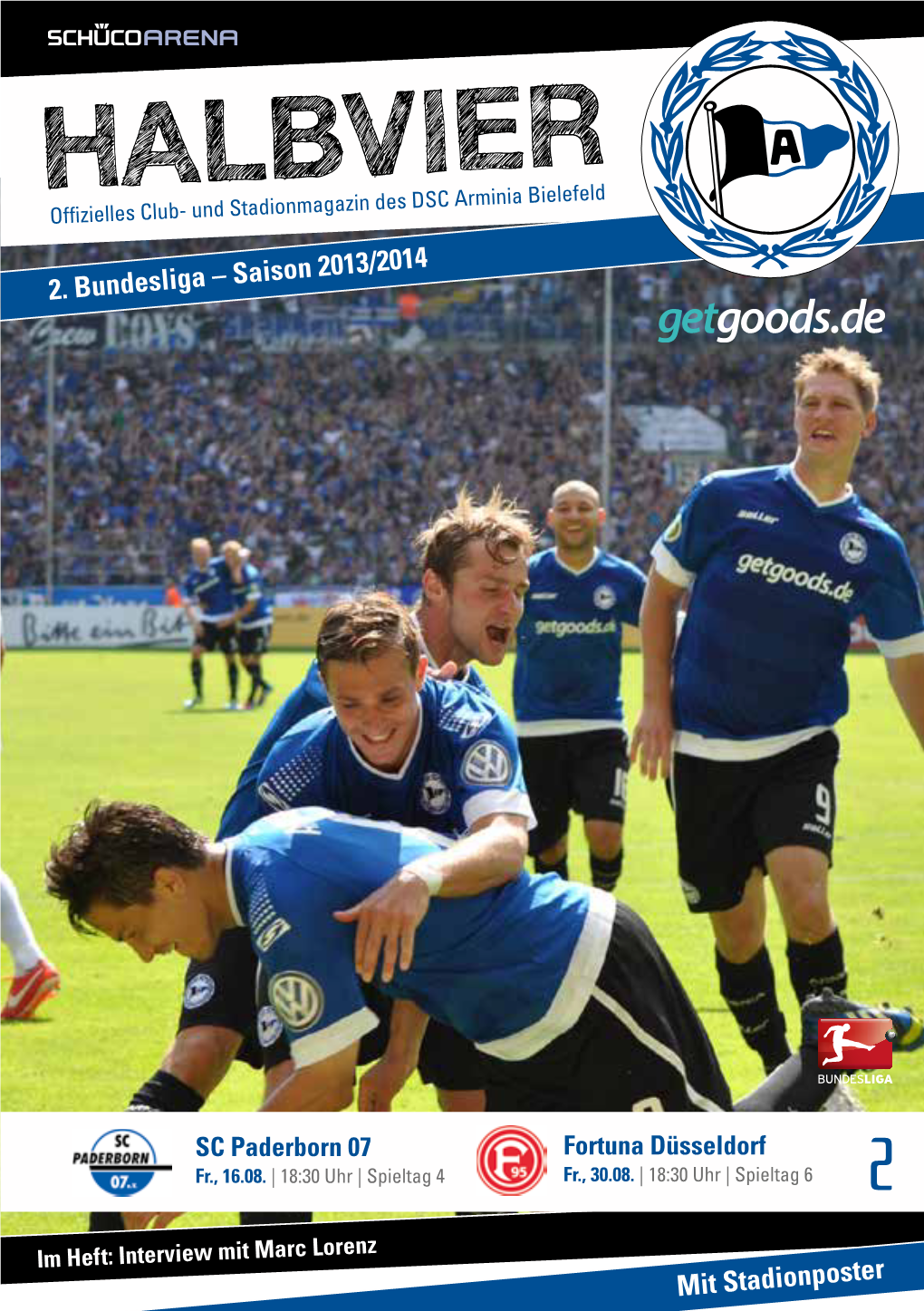 HALBVIER Offizielles Club- Und Stadionmagazin Des DSC Arminia Bielefeld