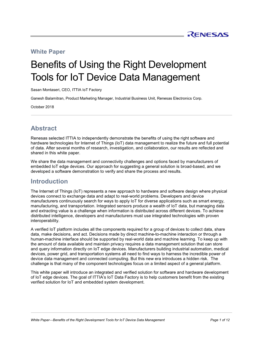 Benefits of Using the Right Development Tools for Iot Device Management