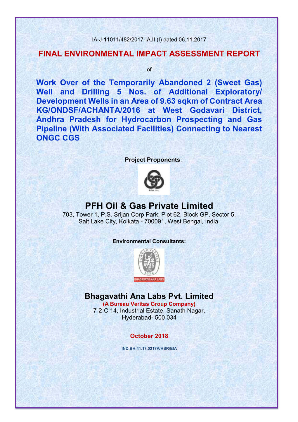 PFH Oil & Gas Private Limited
