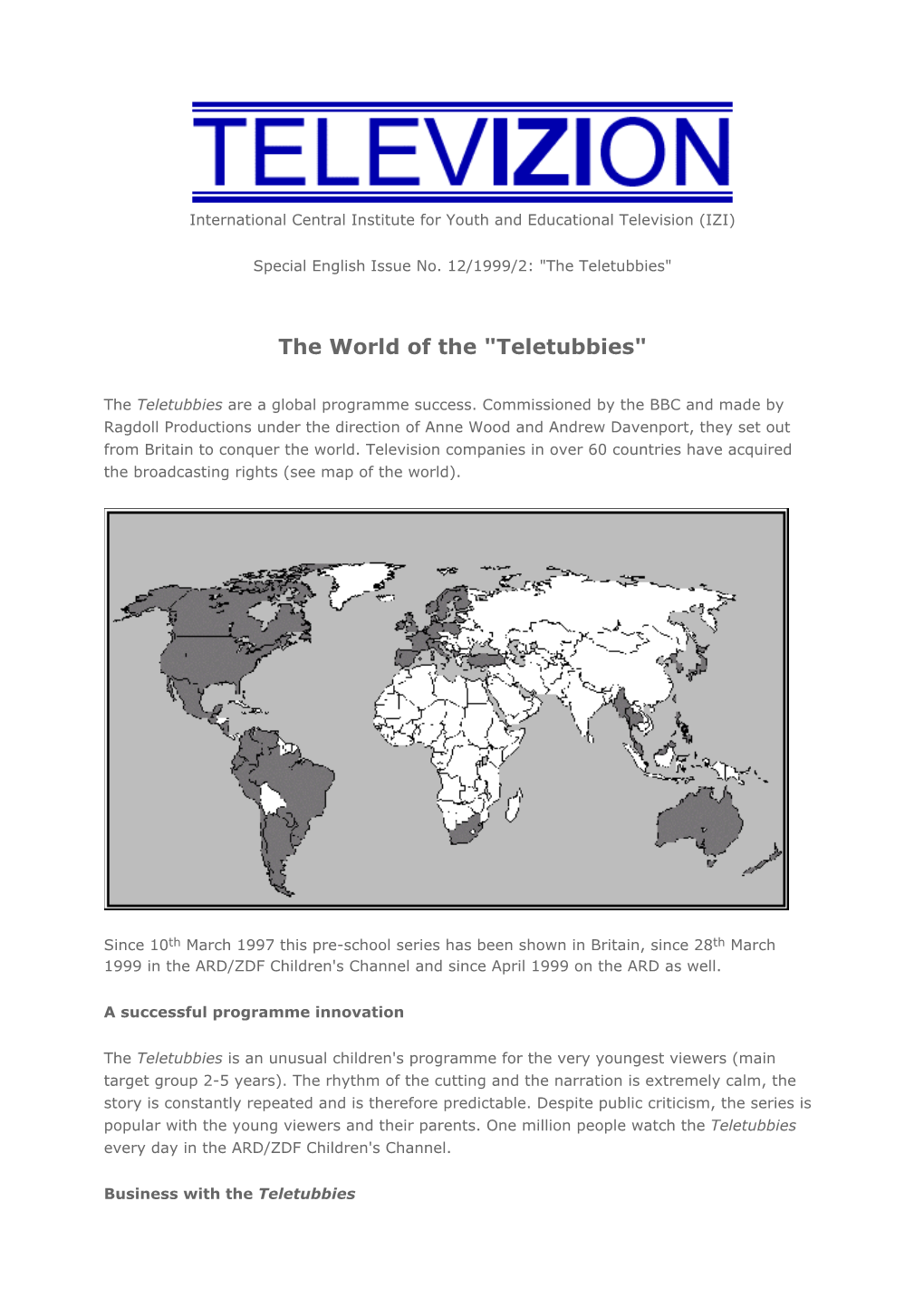 The World of the Teletubbies