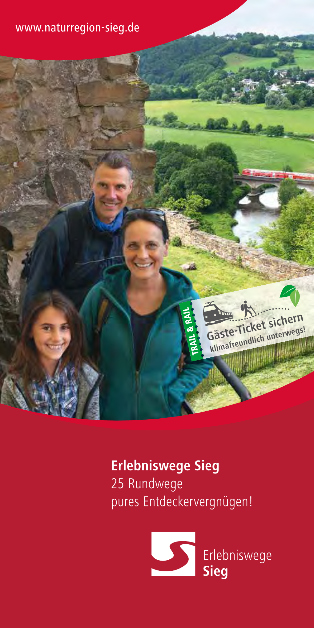 Erlebniswege Sieg 20 Rundwege Pures