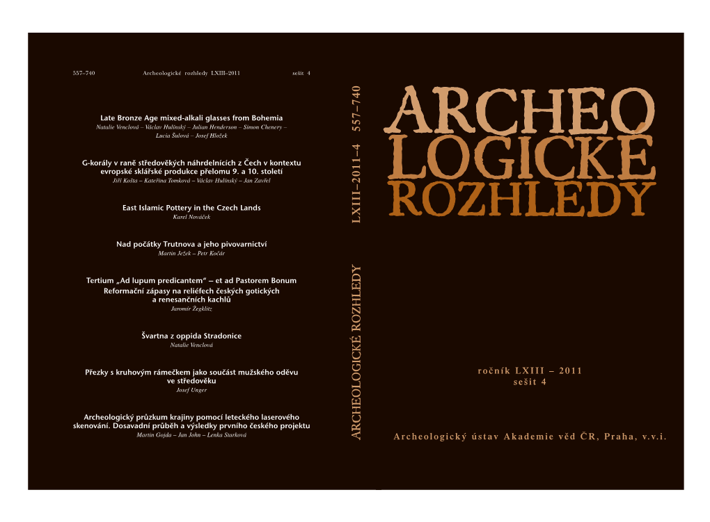Archeologické Rozhledy 2011