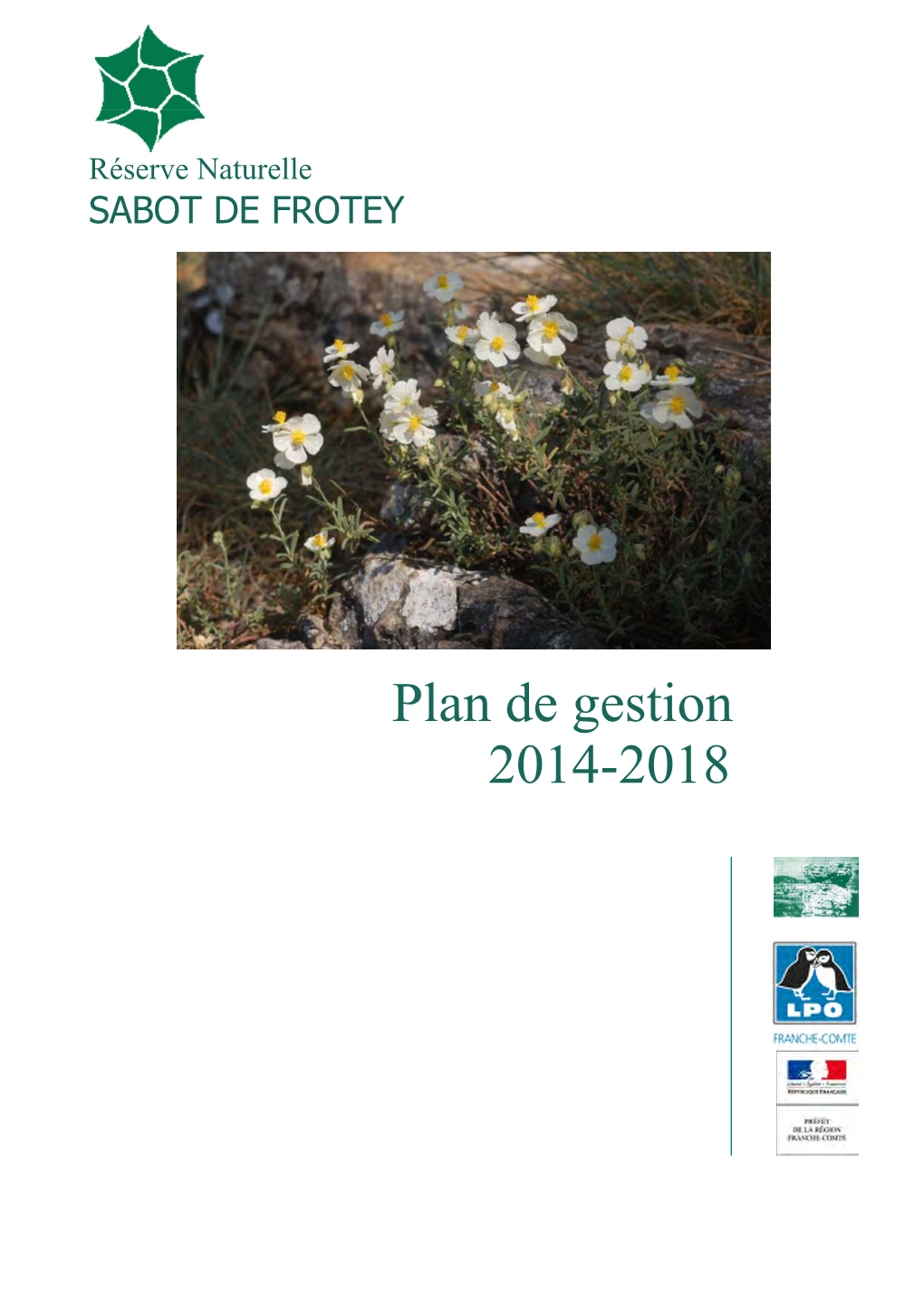 Plan De Gestion 2014-2018 RESERVE NATURELLE NATIONALE