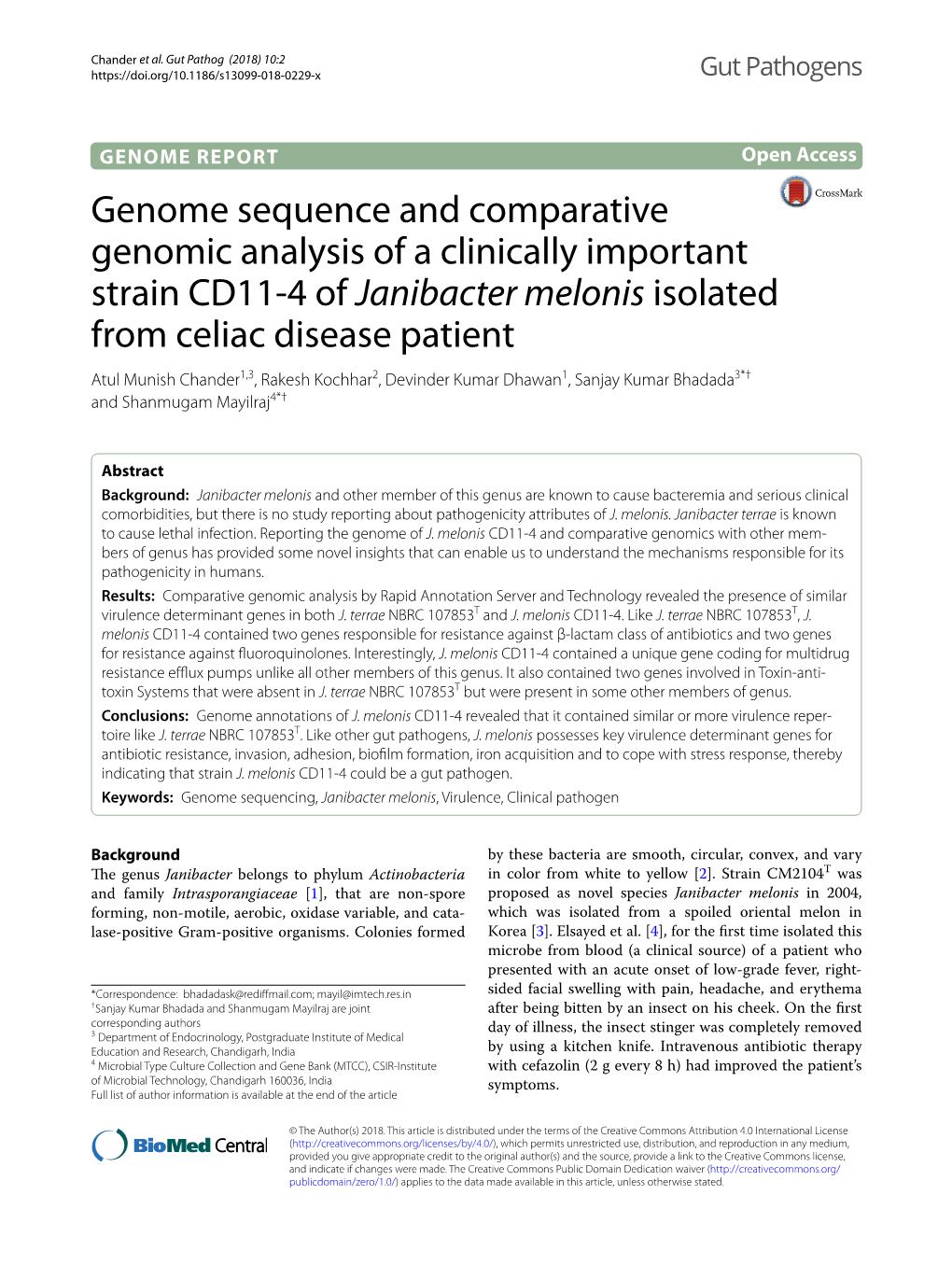 Gut Pathogens