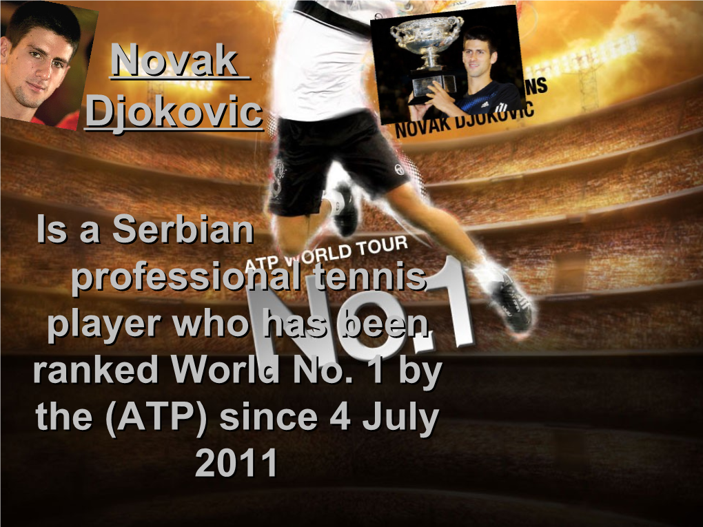 Novak Djokovicdjokovic