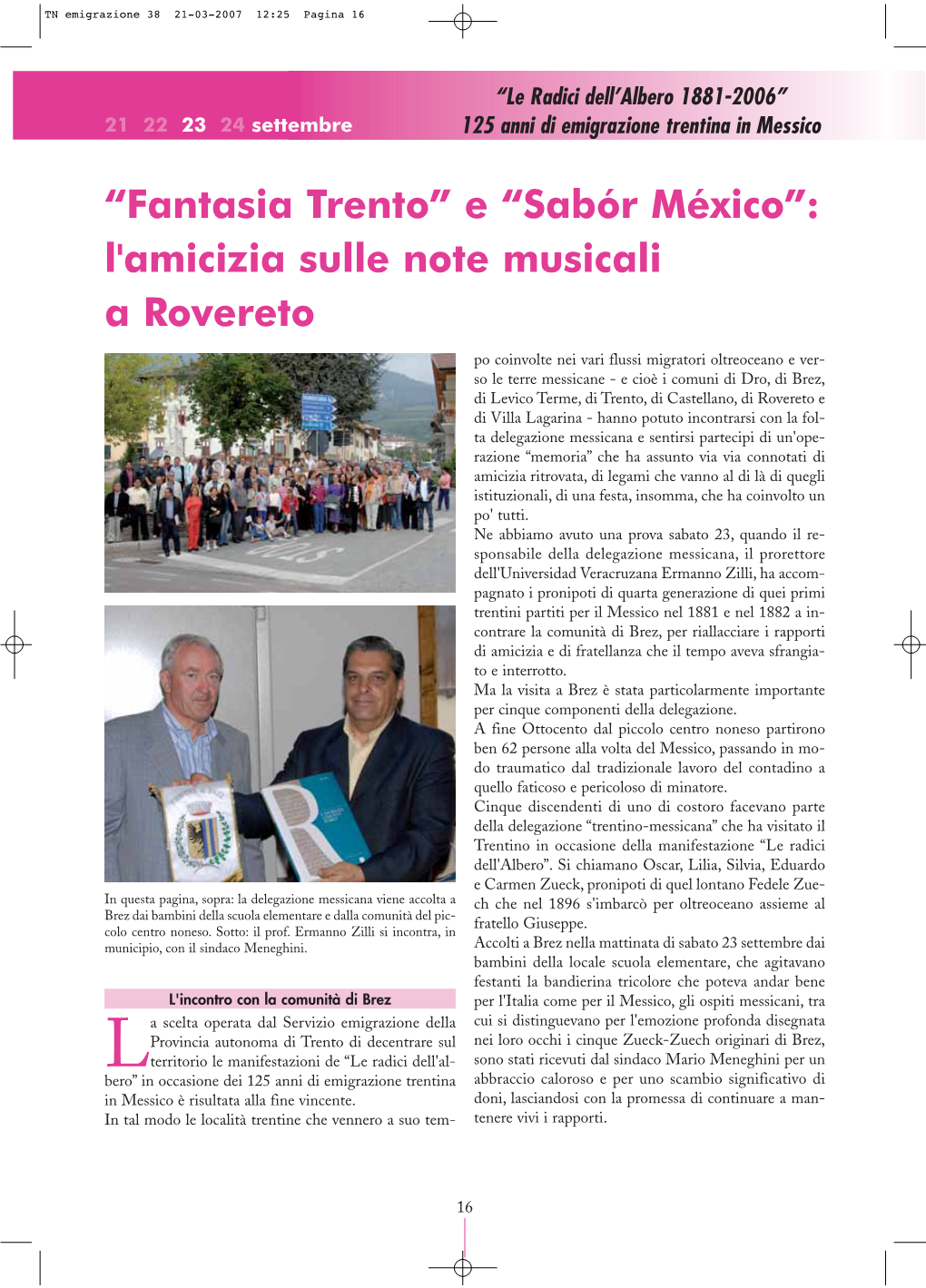 Sabór México”: L'amicizia Sulle Note Musicali a Rovereto
