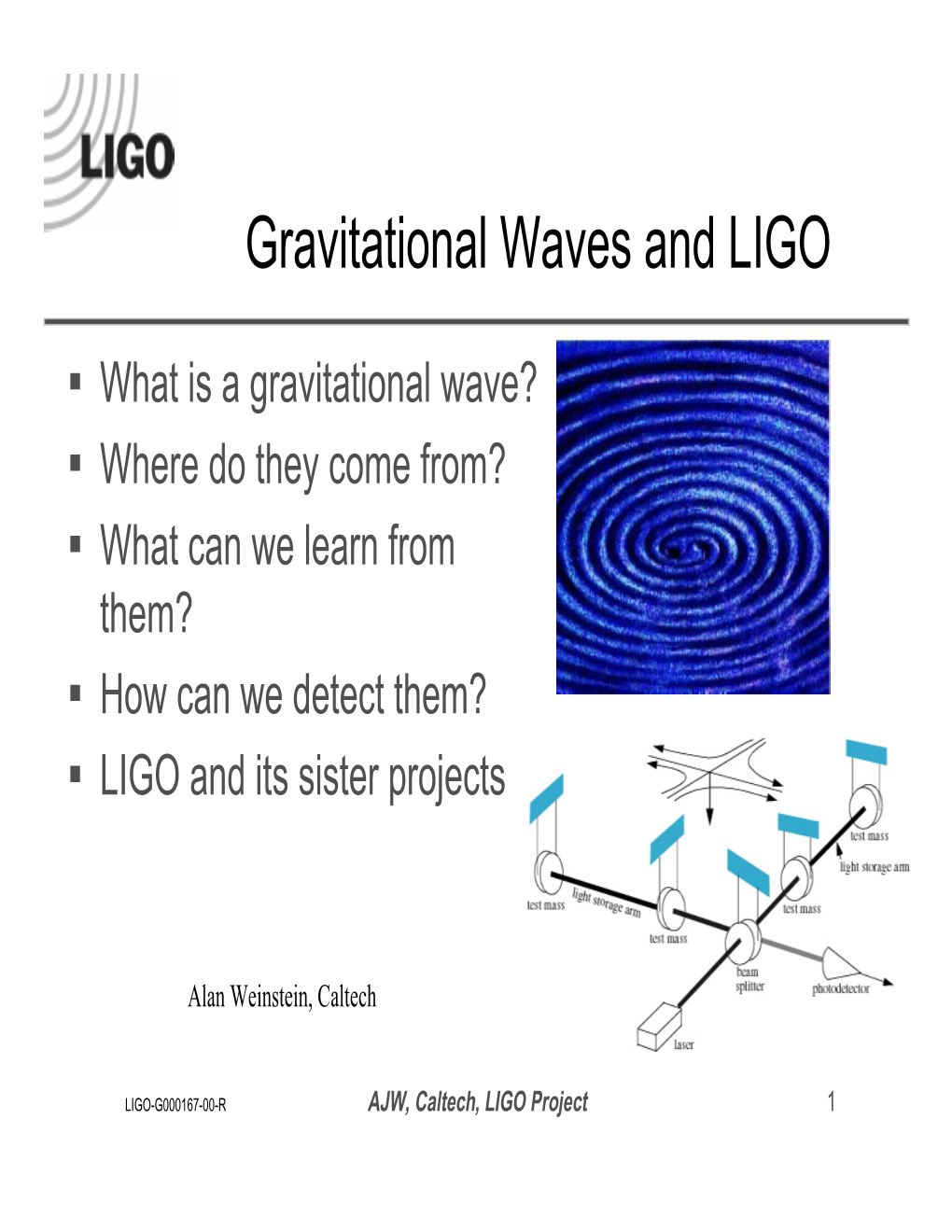 Gravitational Waves and LIGO