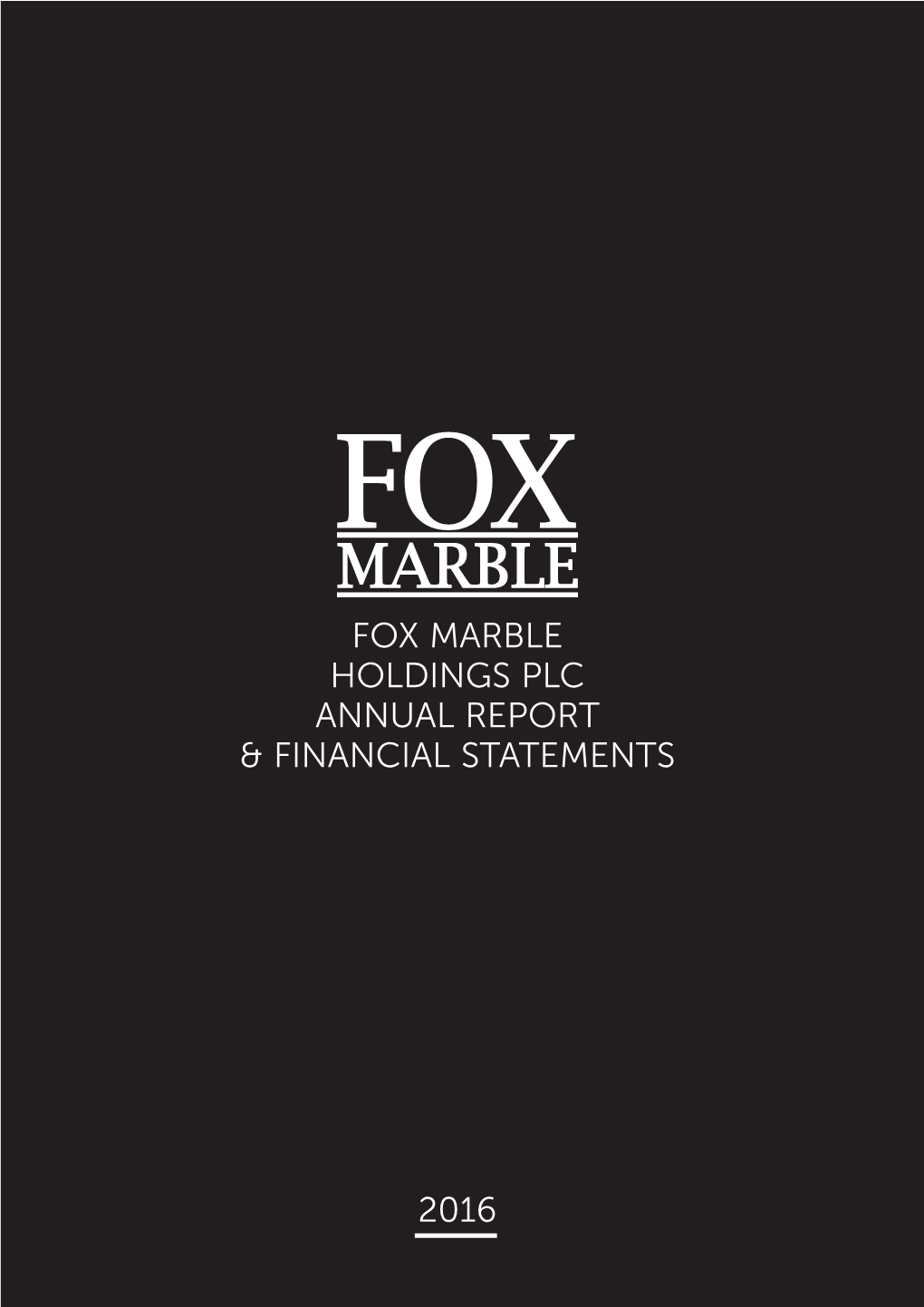 169343 Fox Marble Holdings