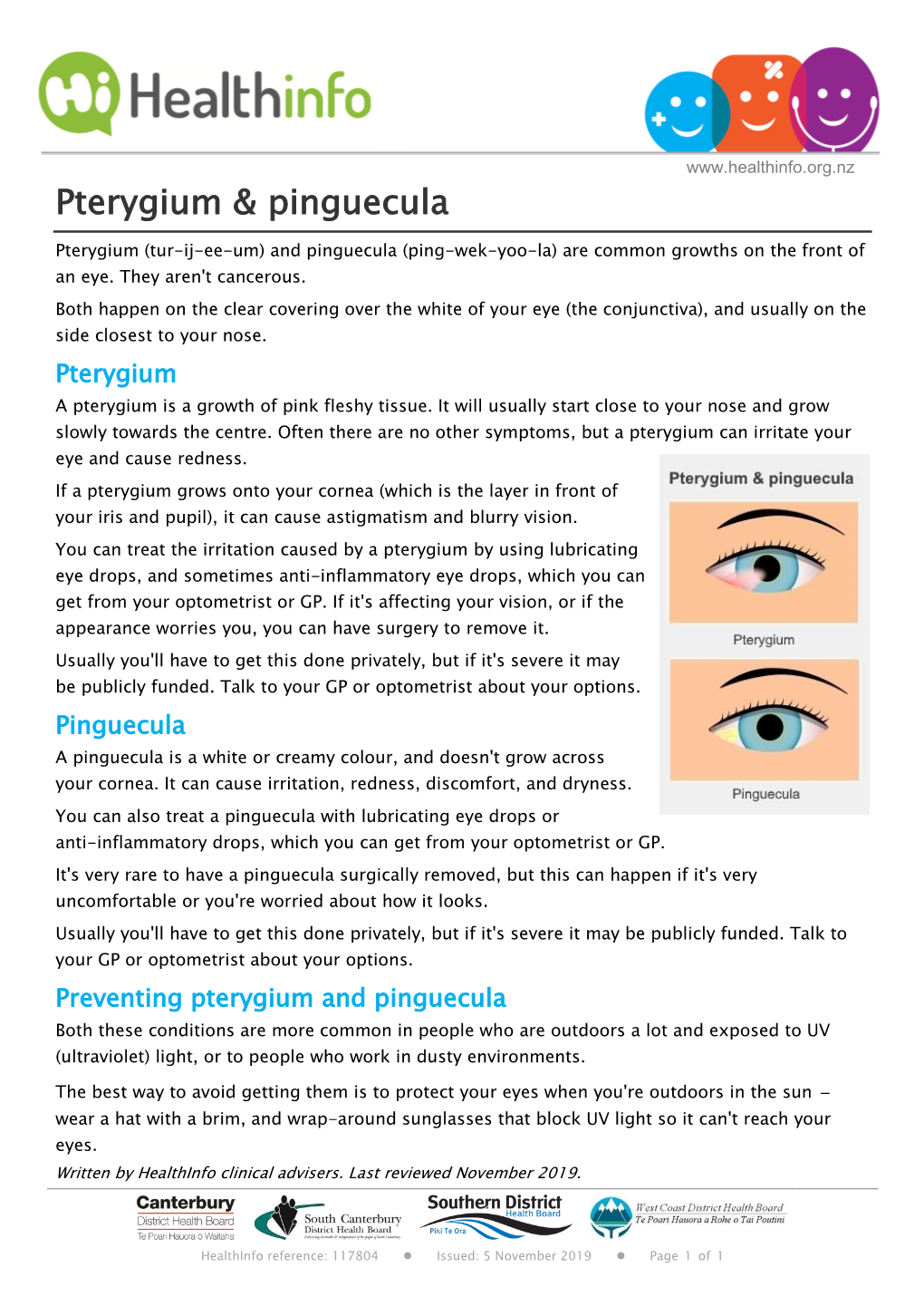 Pterygium and Pinguecula