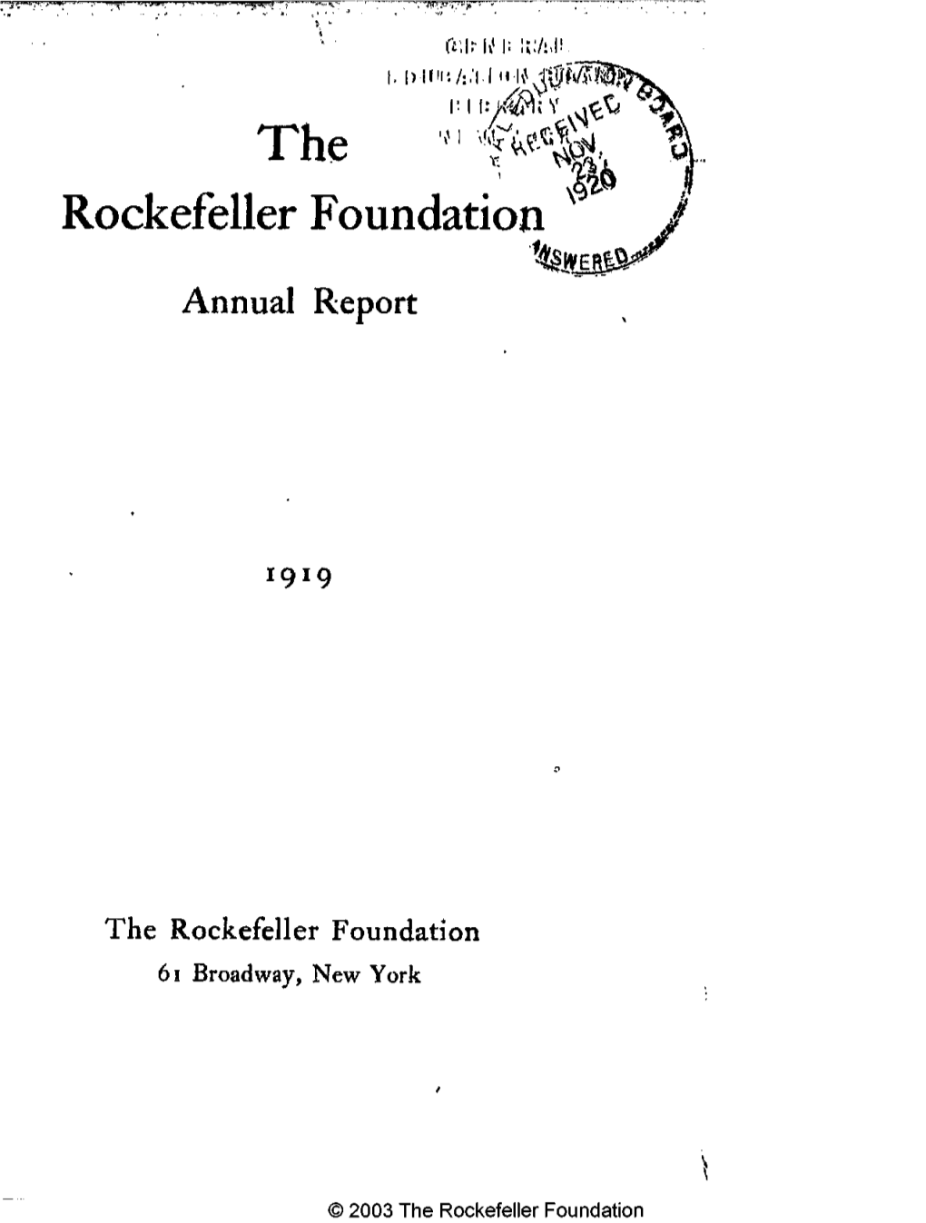 RF Annual Report