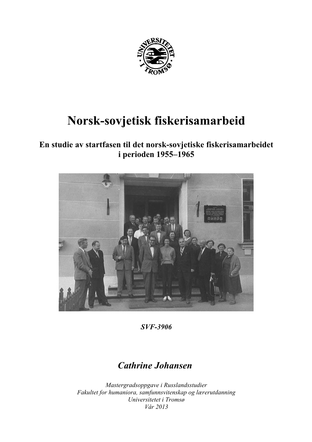 Norsk-Sovjetisk Fiskerisamarbeid