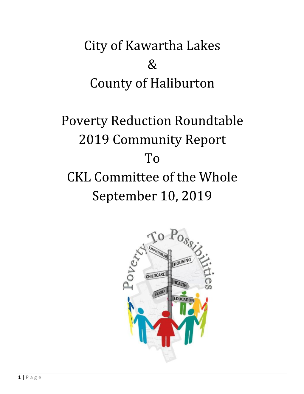City of Kawartha Lakes & County of Haliburton Poverty Reduction