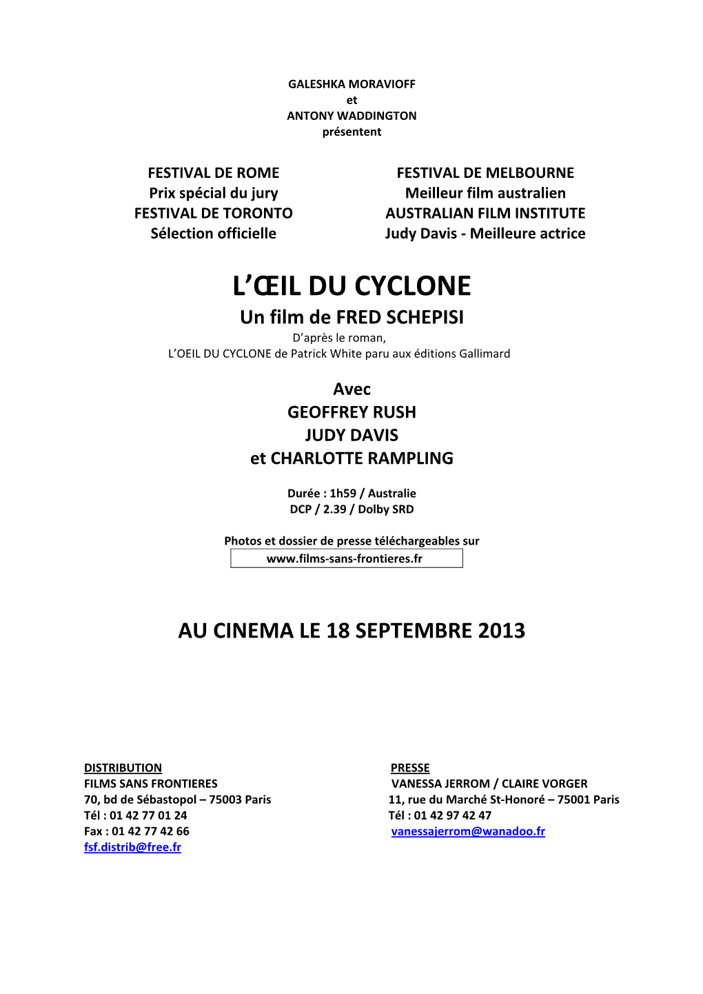 L'œil Du Cyclone