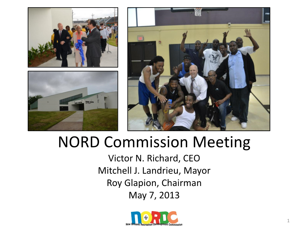 NORD Commission Meeting Victor N
