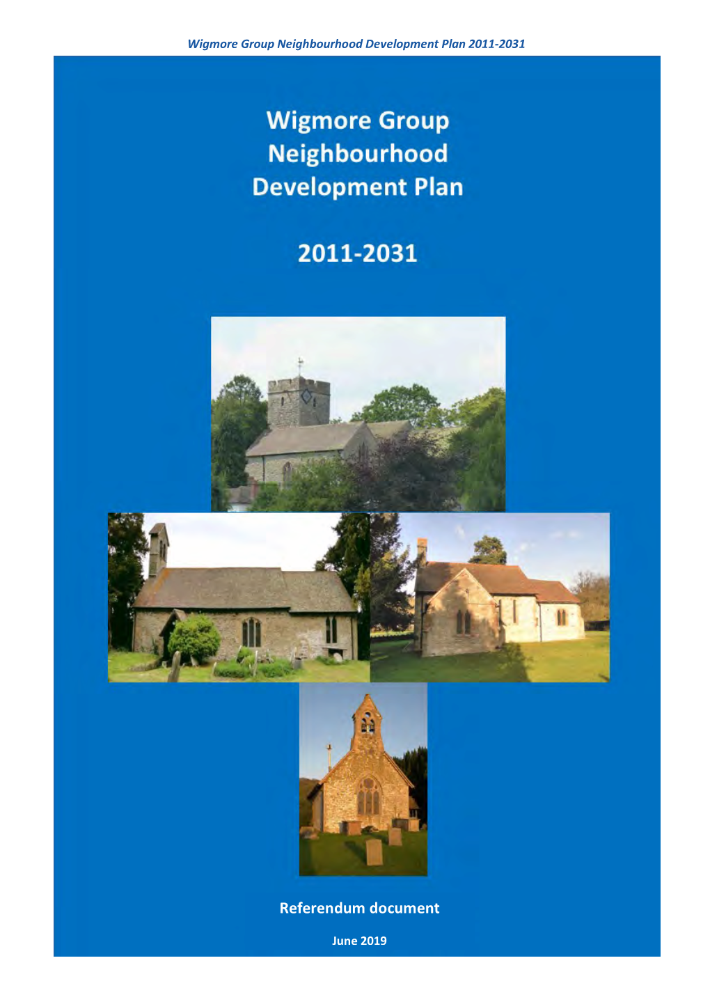 Wigmore Group Neighbourhood Plan June 2019