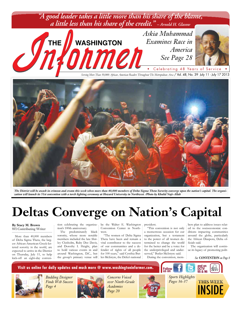 Deltas Converge on Nation's Capital