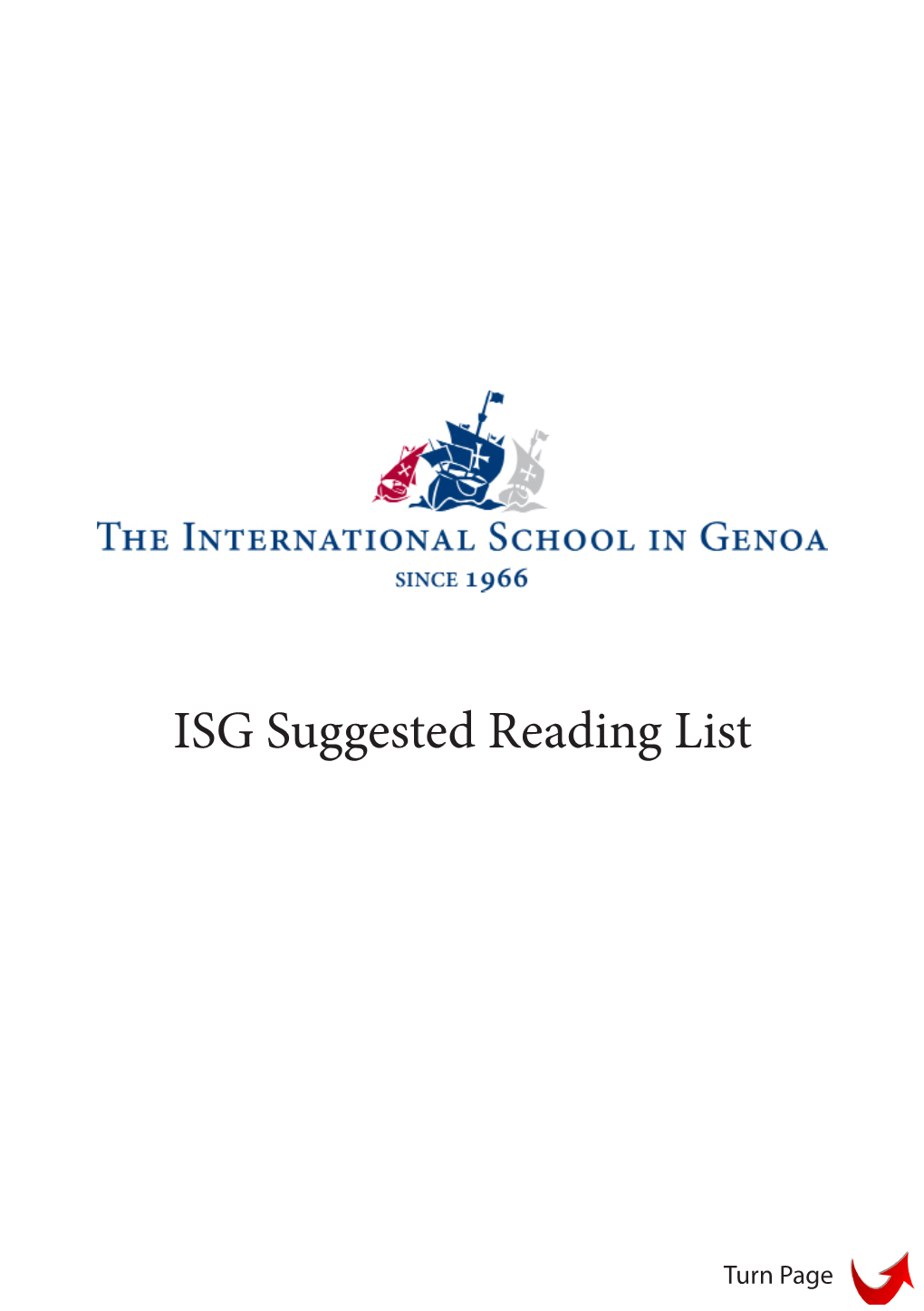 ISG Suggested Reading List