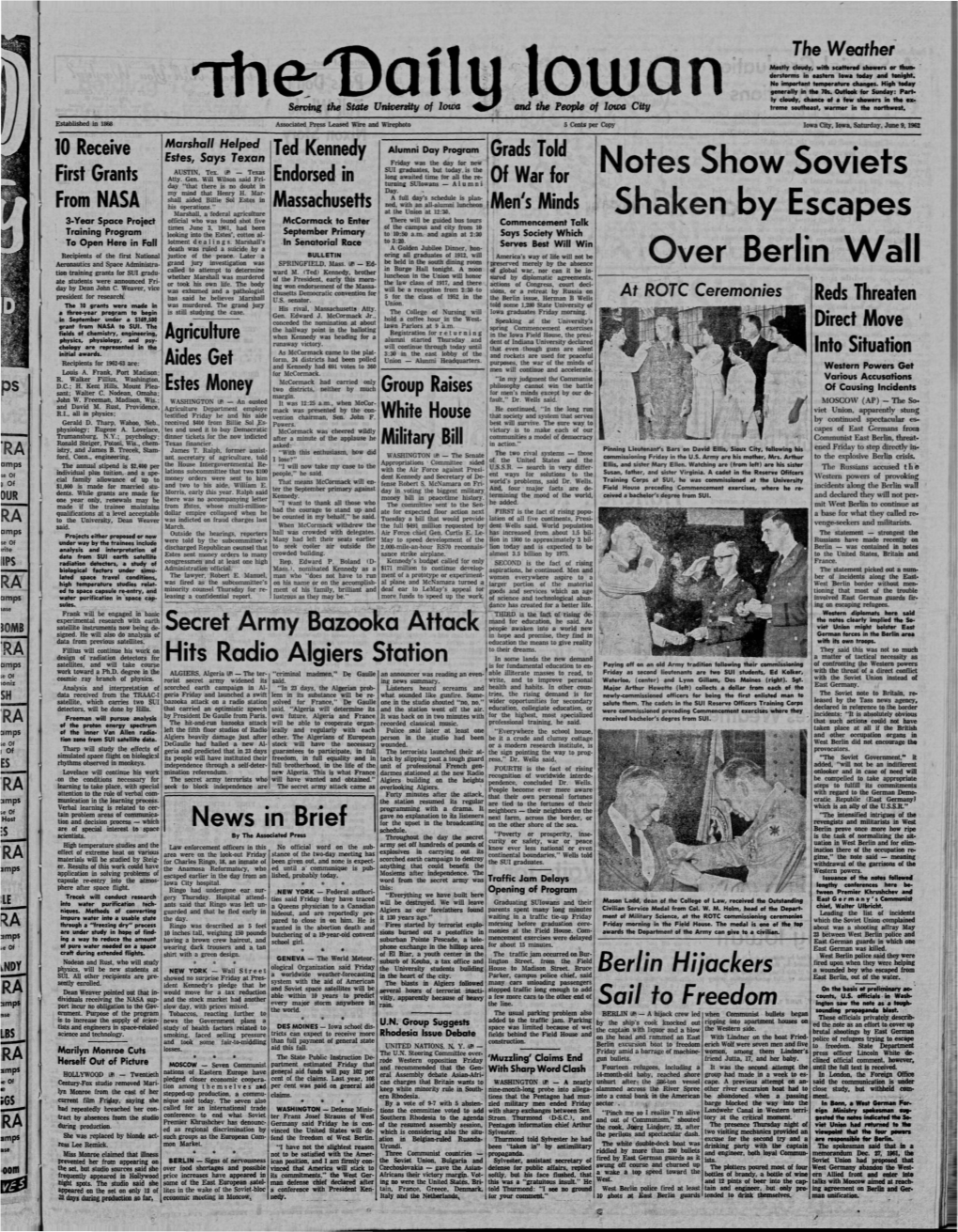 Daily Iowan (Iowa City, Iowa), 1962-06-09