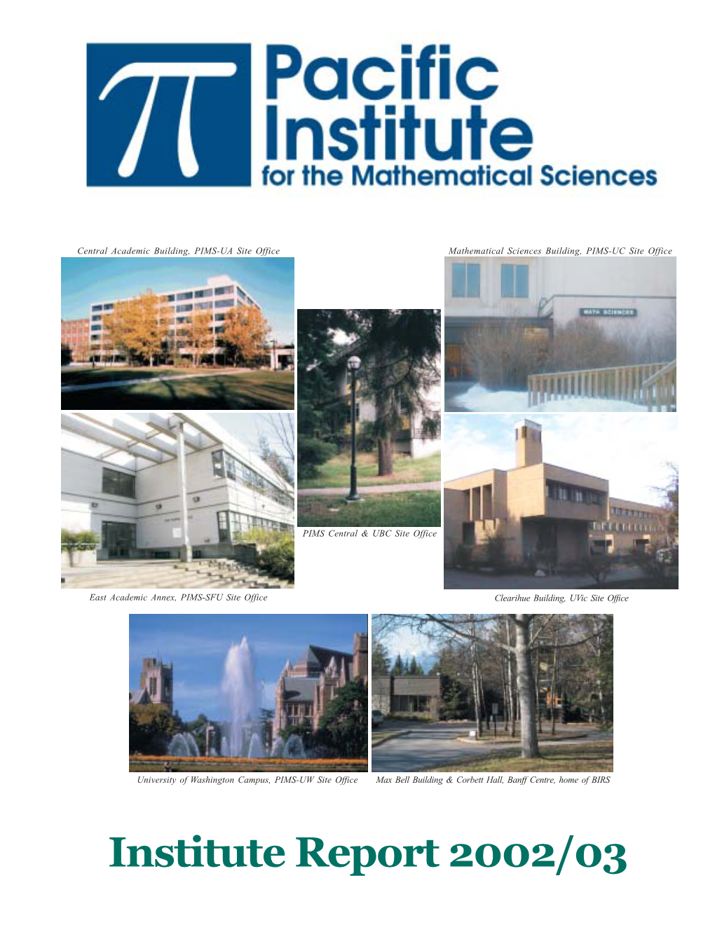 Institute Report 2002/03