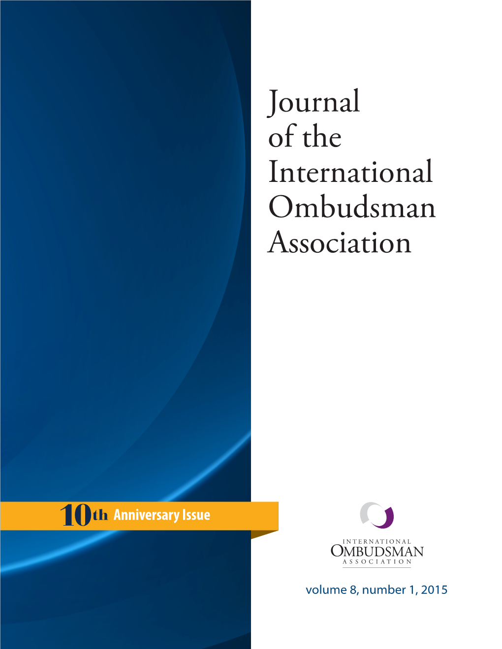 Journal of the International Ombudsman Association