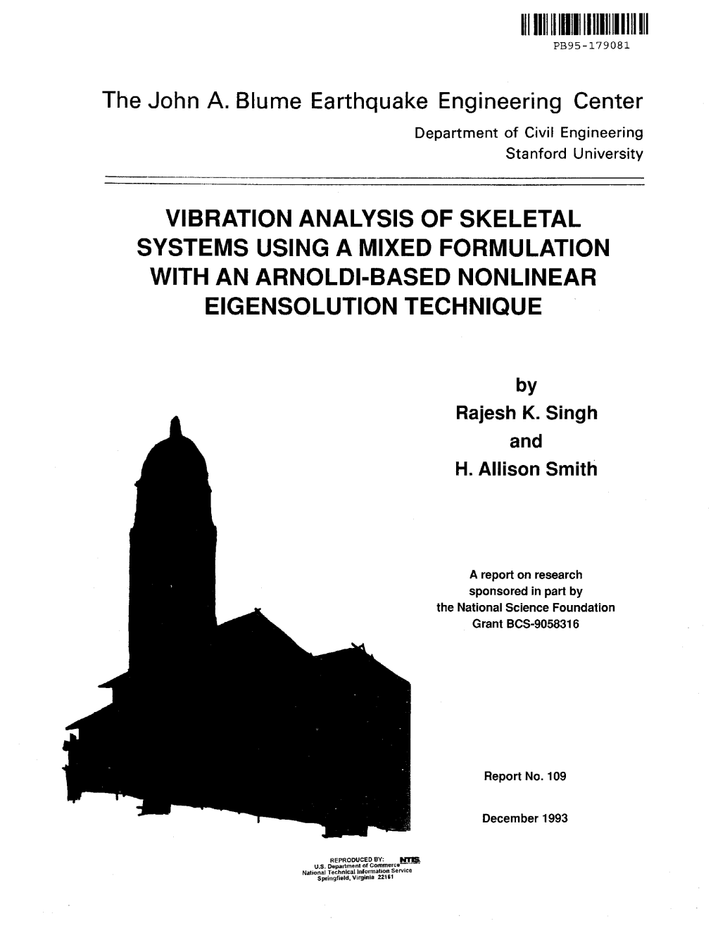 The John A. Blume Earthquake Engineering Center VIBRATION