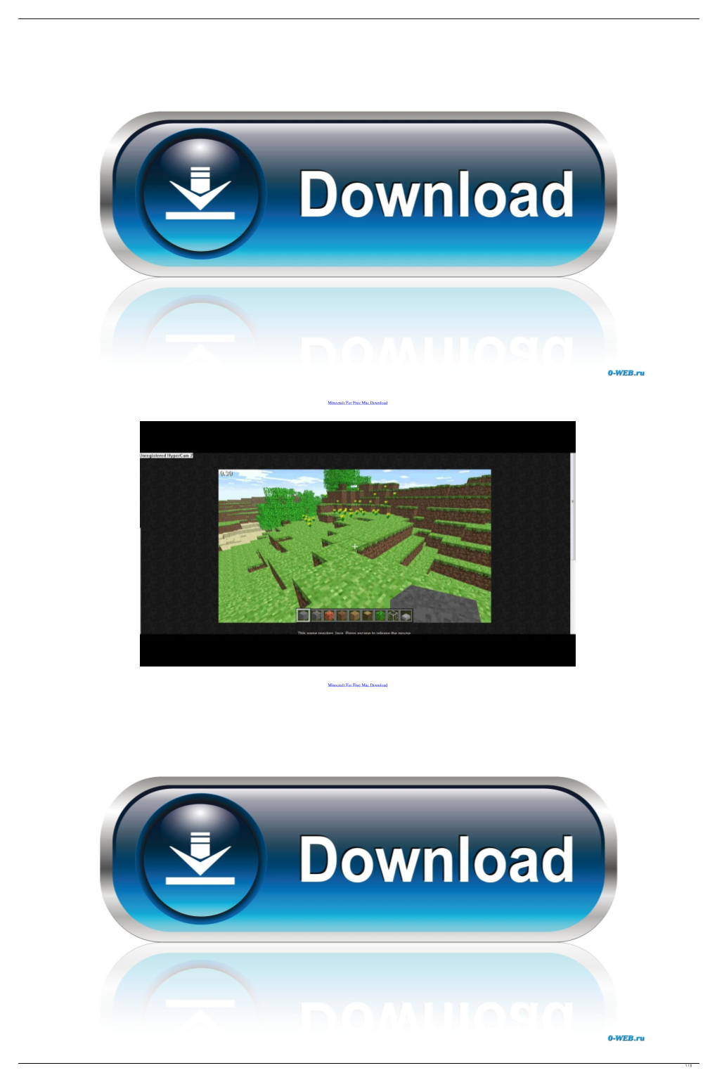 Minecraft for Free Mac Download