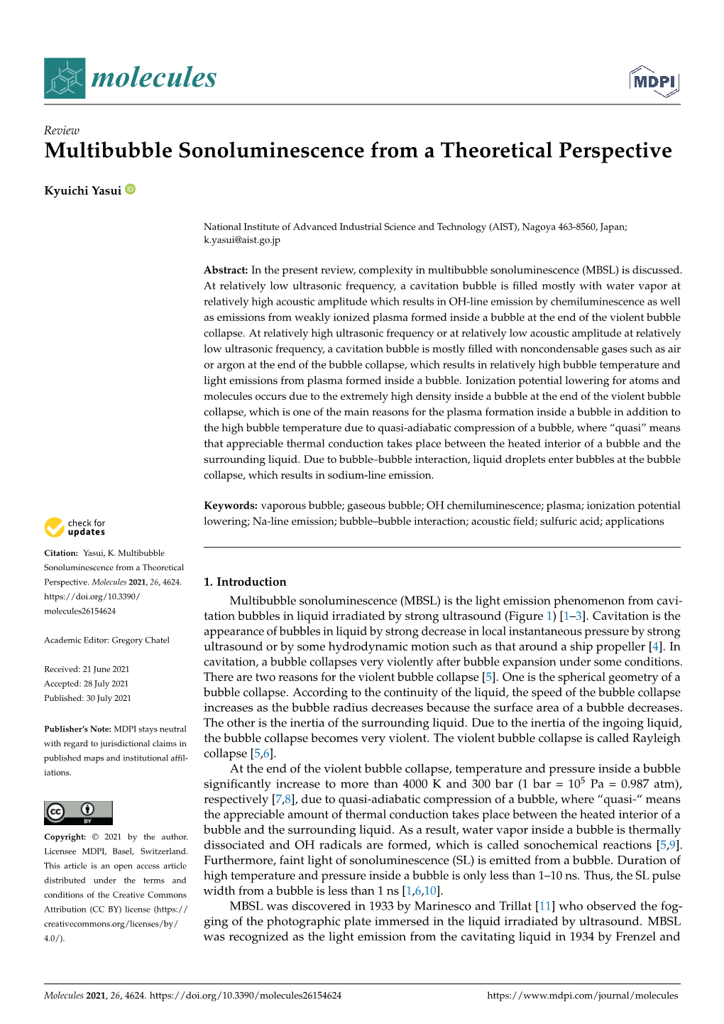 Multibubble Sonoluminescence from a Theoretical Perspective