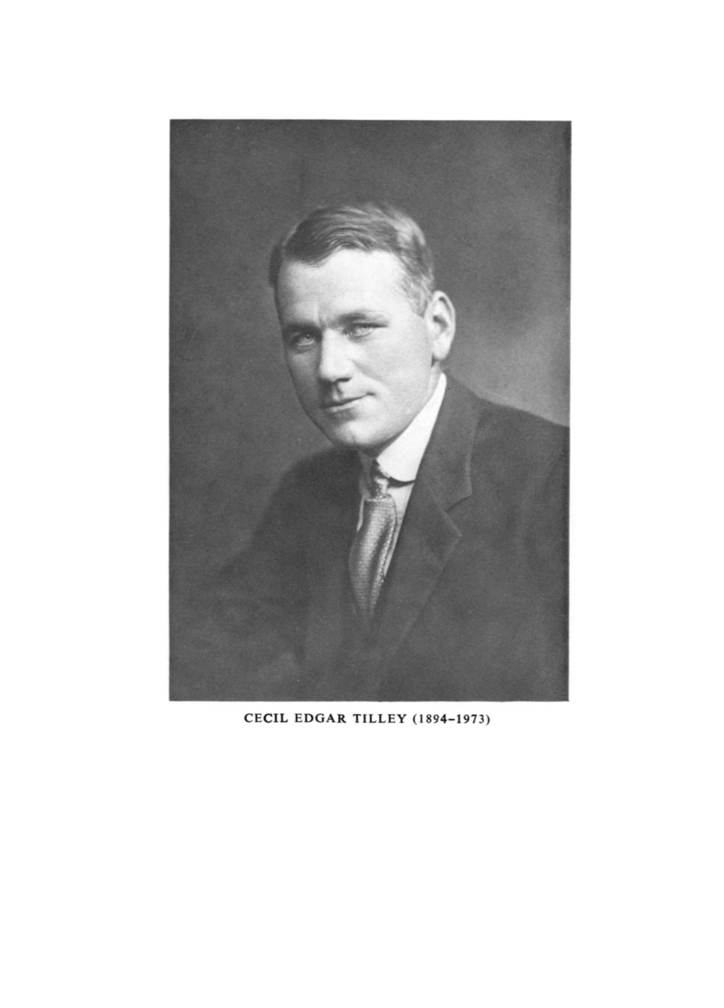 Cecil Edgar Tilley (1894-1973)
