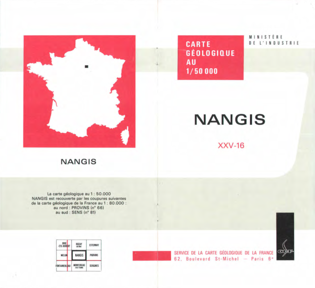 Nangis Au 1/50 000 Est Dans Sa Plus Grande Partie, Occupée Par Le Plateau De La Brie