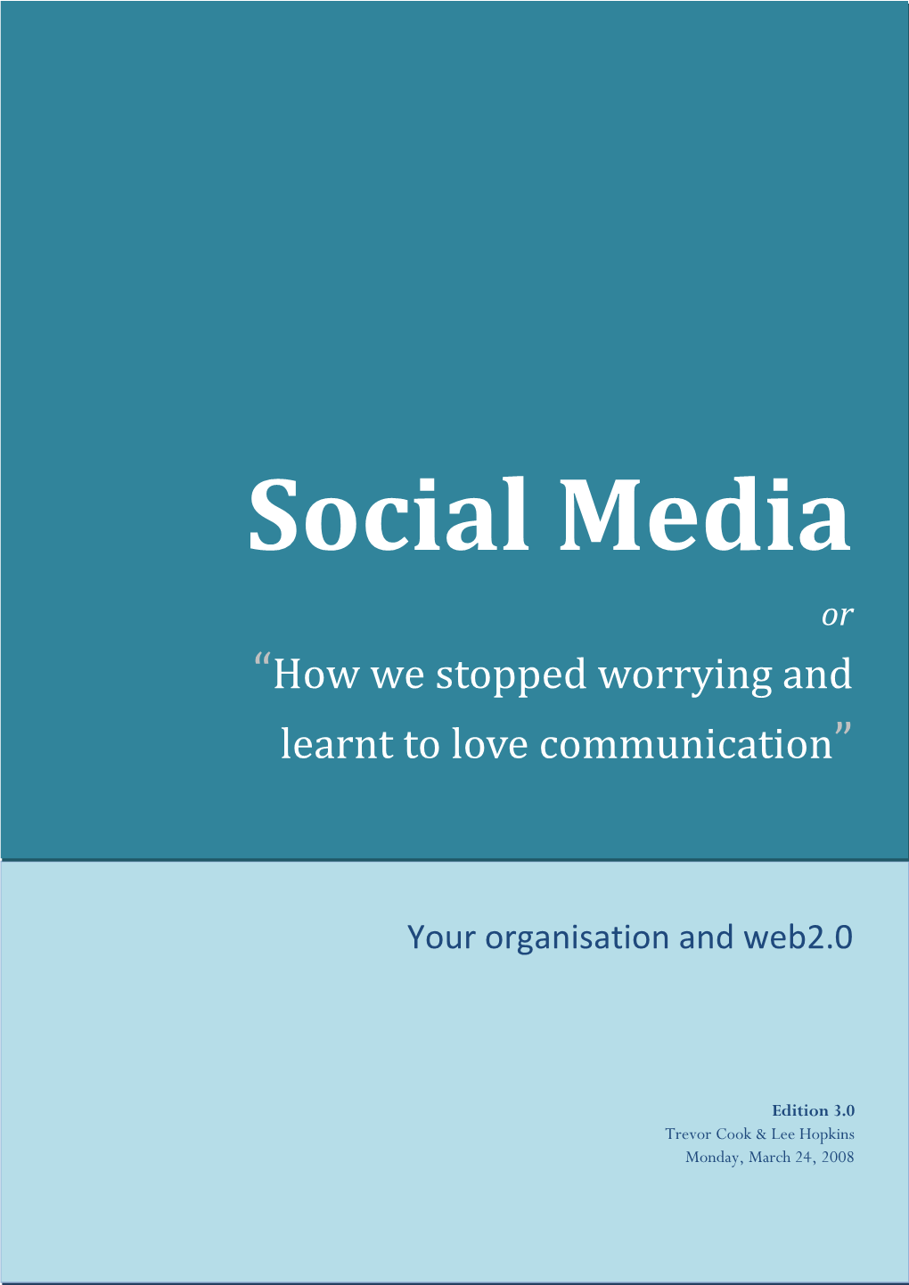 Social Media White Paper