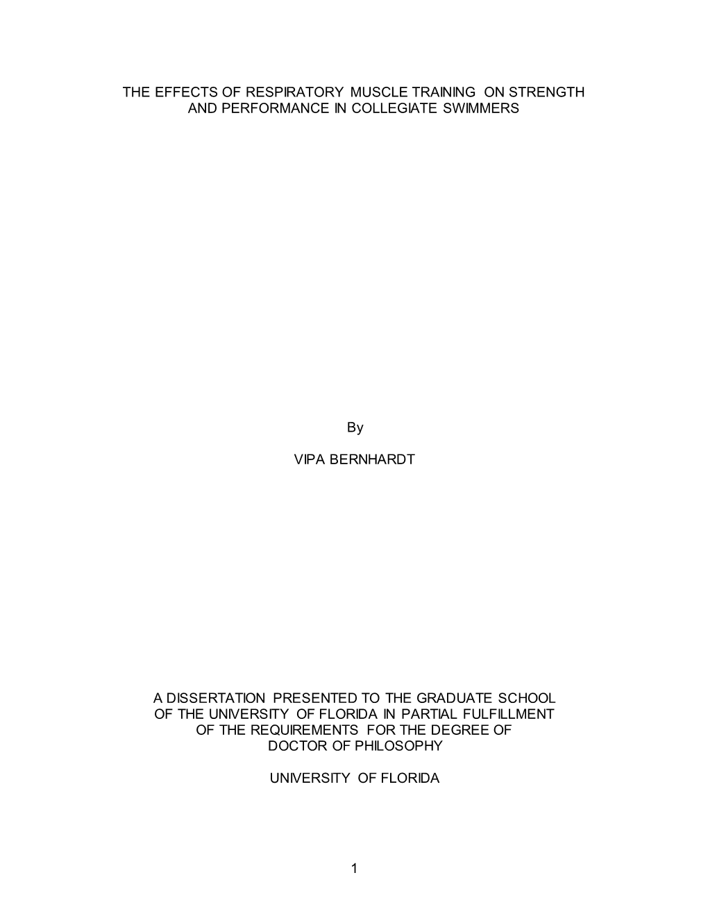 University of Florida Thesis Or Dissertation