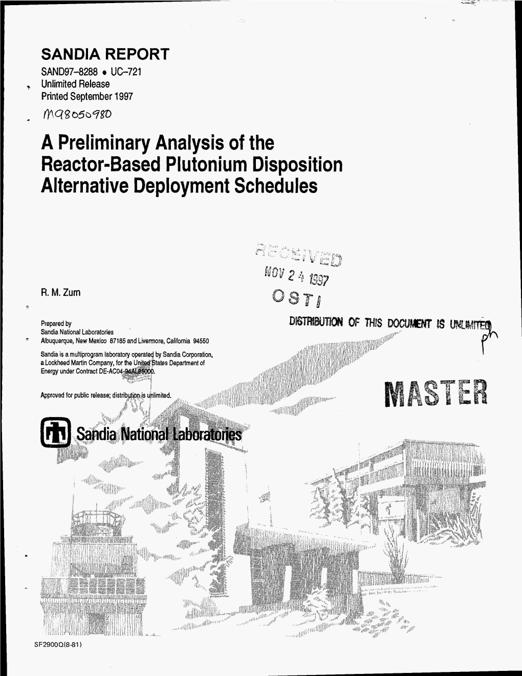 A Preliminary Analysis of the Reactor-Based Plutonium Disposition Alternative Deployment Schedules