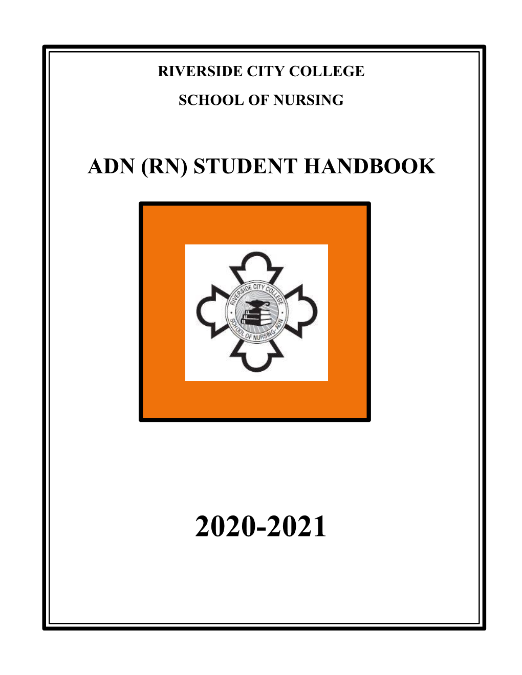 ADN (RN) Student Handbook (2020-2021)