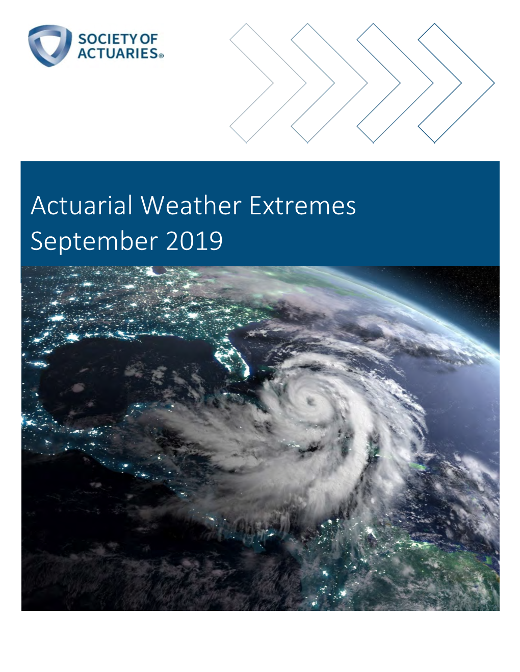 Actuarial Weather Extremes September 2019 1